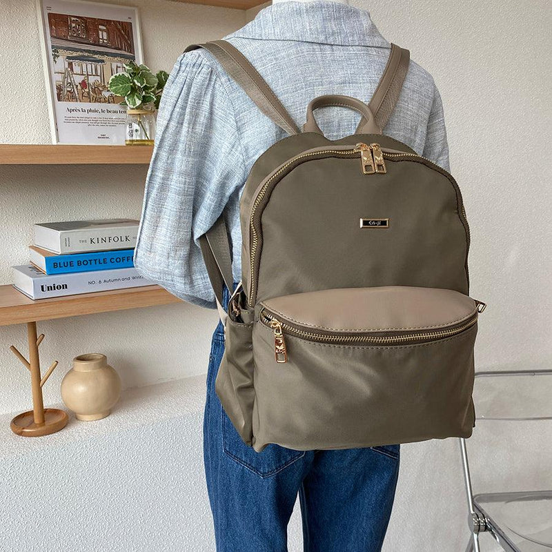 En-ji Jian Backpack - Khaki - EN-JI