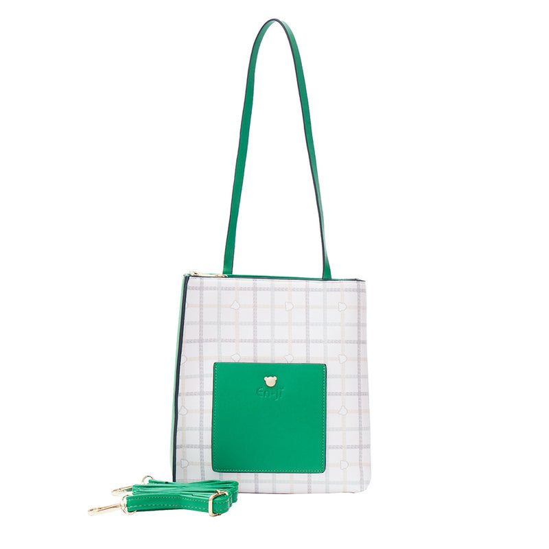 En-ji Cheonha Shoulderbag  - Green