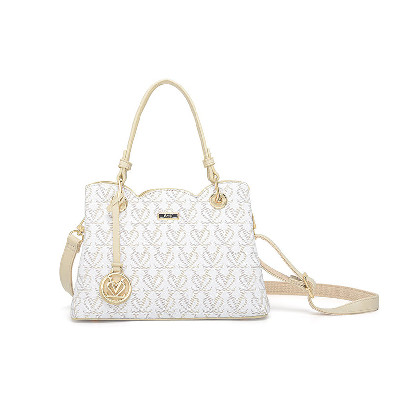 En-ji Jihe Handbag - Cream