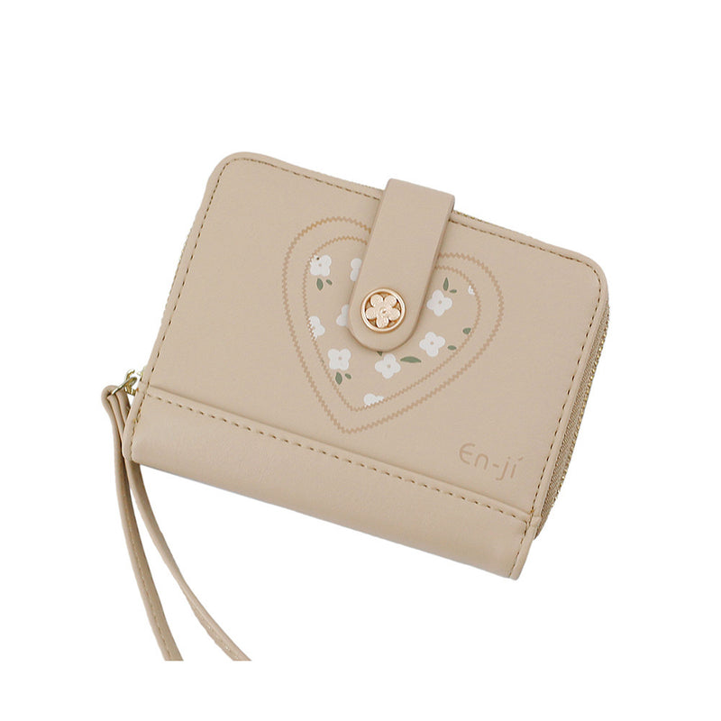 En-ji Mihwa Wallet - Cream