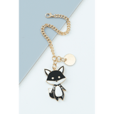 En-ji Foxy Bag Charm - Black - EN-JI