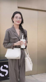 En-ji Yulso Totebag - Cream