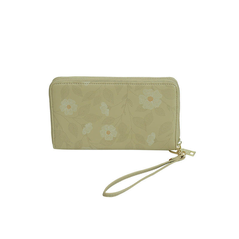 En-ji Riyeon Wallet - Olive