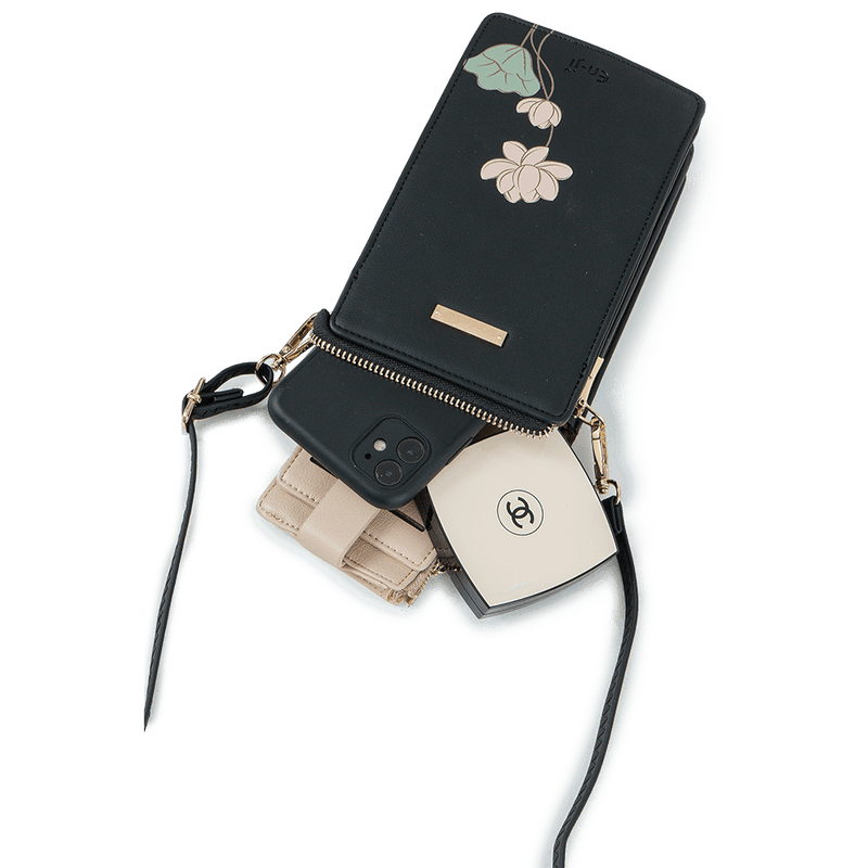 En-ji Kyung Wallet - Black - EN-JI